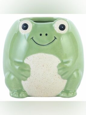 ALDI Ceramic Frog Planter